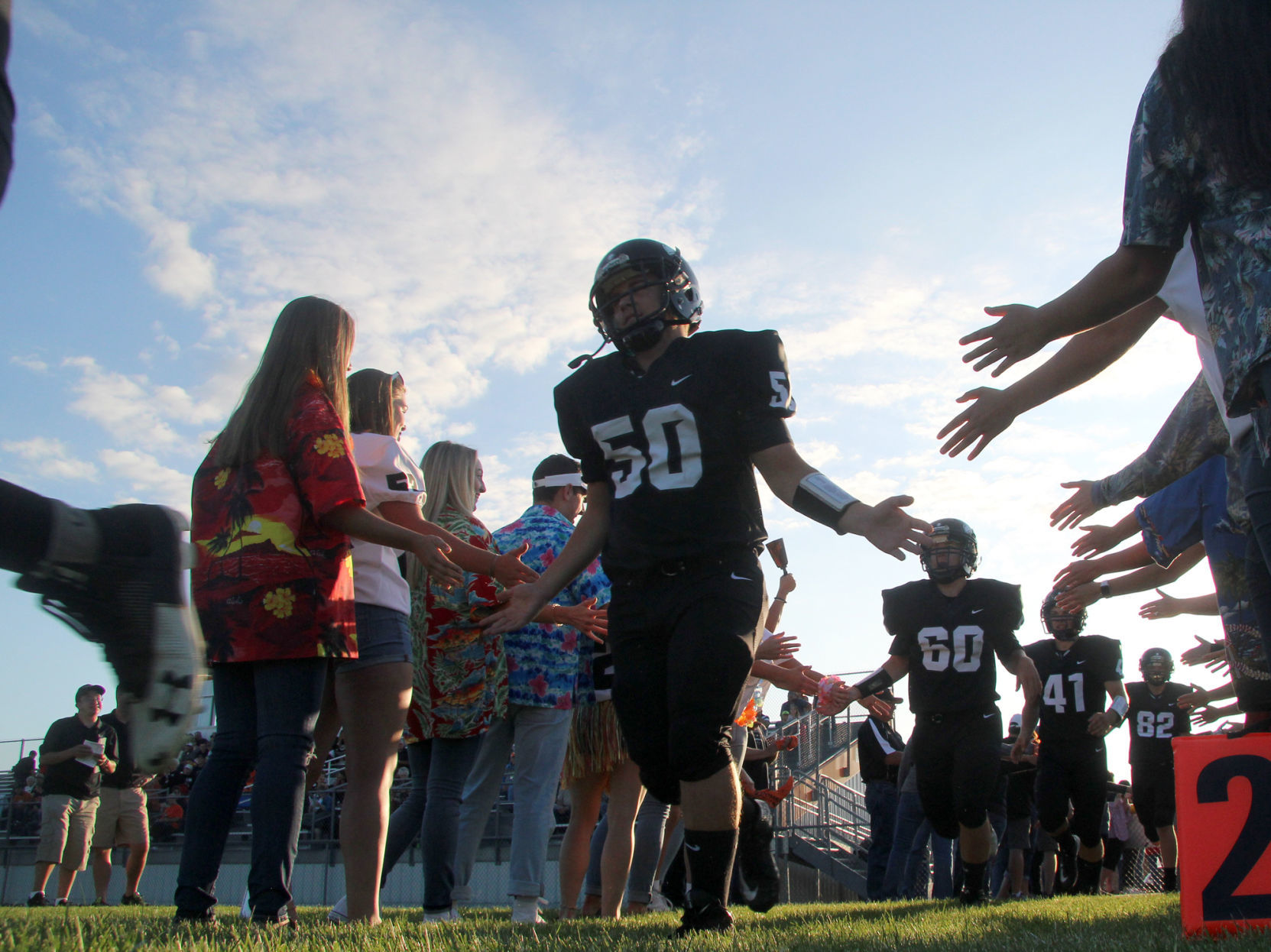 Saint Croix Falls at Bloomer football 8-23-19